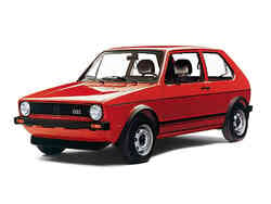 Oldtimer VW Golf GTI